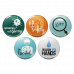 Quaranteam Pinback Buttons